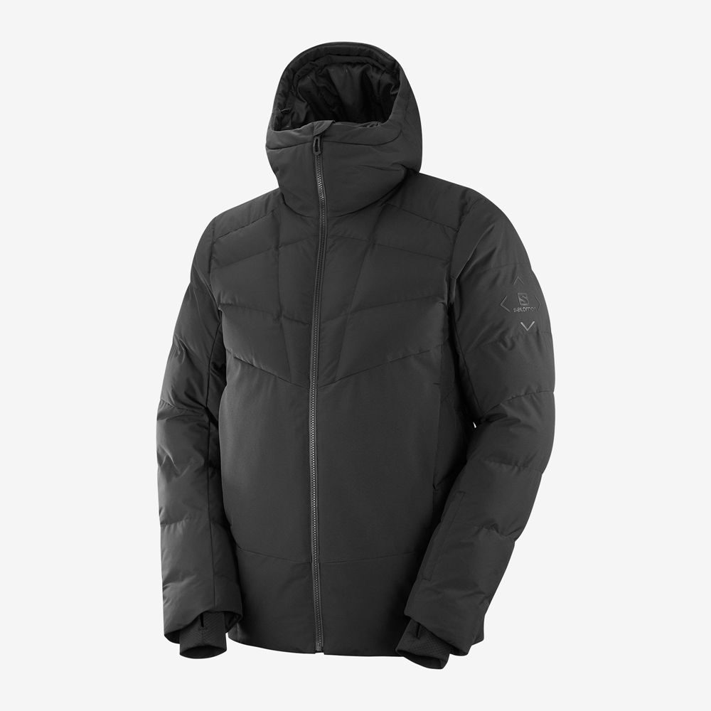 Salomon Israel SNOWSHELTER - Mens Ski Jackets - Black (GAND-96031)